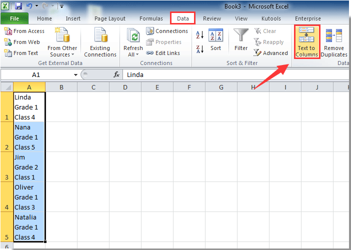 split a cell into two rows excel for mac